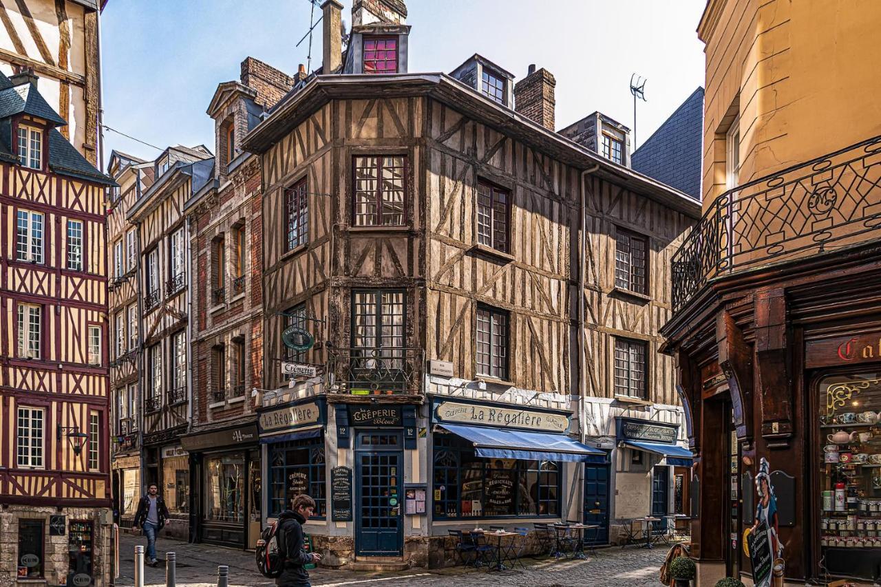 Studio Au Coeur De Rouen, 4 Personnes, Calme & Elegant Dış mekan fotoğraf